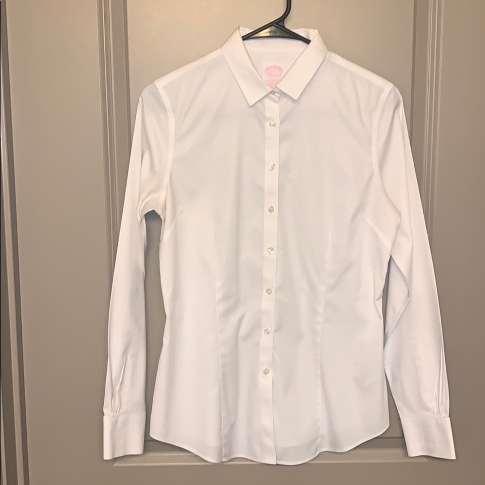 COPY - Brooks Brothers White Button Down Tailored Fit